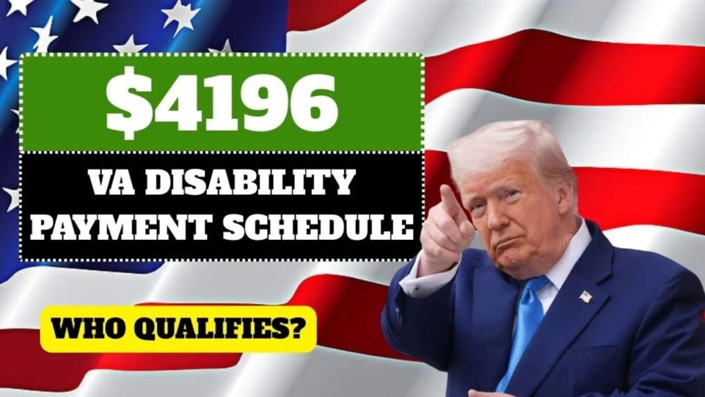 $4196 VA Disability Payment for August 2025 Your Guide to Eligibility, Schedule, and Application